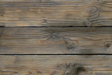 Abstract background of old wooden boards. Closeup topview for artworks.
