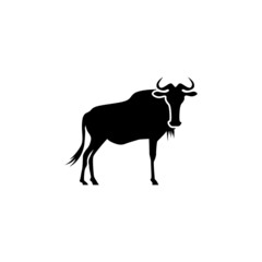Aurochs icon. Simple illustration.