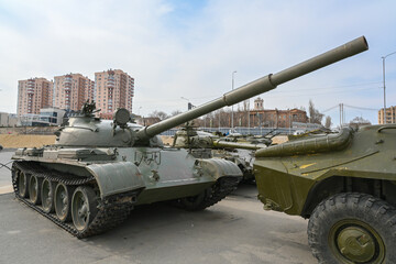 Military equipment on the streets of Volgograd.