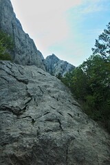Croatia-view of a mountains in the Paklenica National Park
