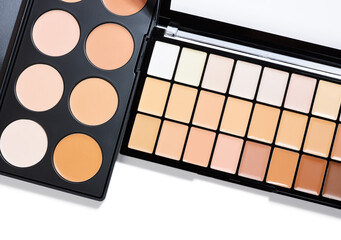 Make up foundation swatch palette