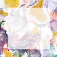 Alcohol Ink with gold. Background for invitations. Abstract wallpaper.