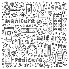 Poster for nail salon.