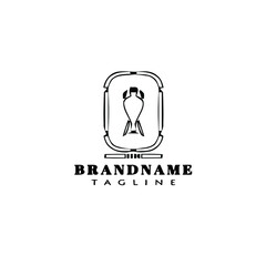 cute egypt cartoon logo template icon design black isolated vector illustration