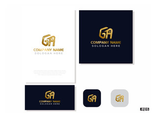 GA, AG luxury logo design. luxury logo design png.svg