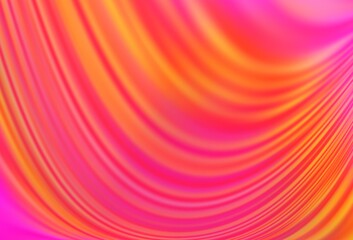 Obraz premium Light Pink, Yellow vector pattern with liquid shapes.