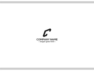 C logo design for company. C letter coporate logo Vector.typography design monogram.