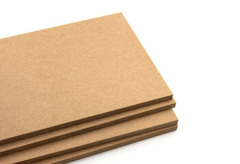 Raw MDF boards are obtained by stretching the wood.