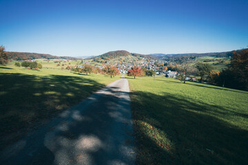 Amazing  hiking through Region Wasserfallen in Baselland in Switzerland. Waldenburg, Liestal, Bubendorf, Sissach are the important hiking places in this part of Switzerland