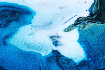 Texture photo of floating paints background