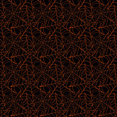 Intricate web pattern for Halloween