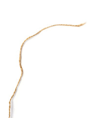 Twine on a white background. Thread for packaging. Isolate.