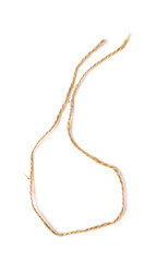 Twine on a white background. Thread for packaging. Isolate.