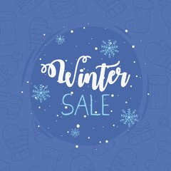 winter sale poster