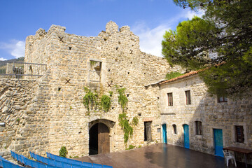 Ruins of Old Castle in Old Bar, Montenegro