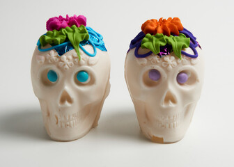 Calaverita de Azucar, traditional Mexican sweet to celebrate the Day of the Dead