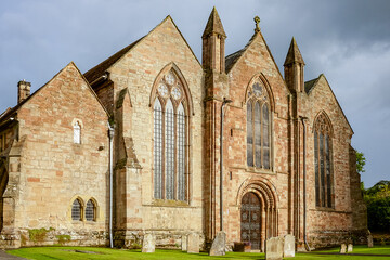 Fototapeta na wymiar Saint Michael's Church, Ledbury, county of Herefordshire, United Kingdom 