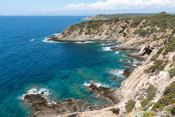 Fototapeta premium Falaise de port-cros