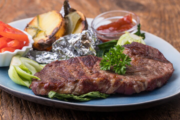 grilled steak