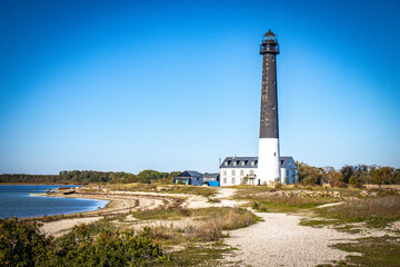 Sõrve tuletorn, lighthouse on island of Saaremaa, Estonia