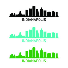 Fototapeta premium Indianapolis skyline