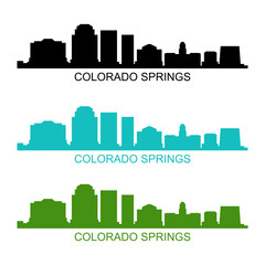 Fototapeta premium Skyline colorado springs