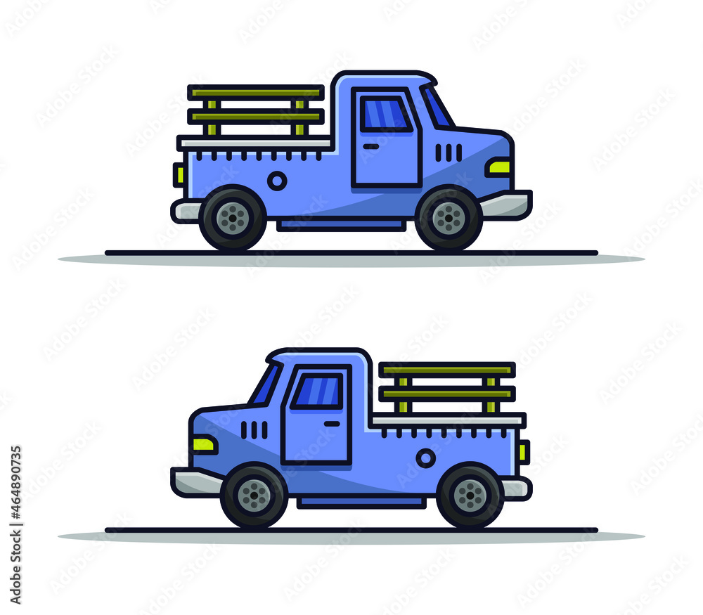 Sticker Truck illustrated