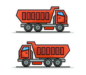 Truck illustrated