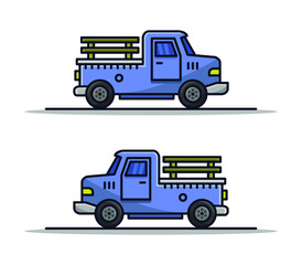 Truck illustrated