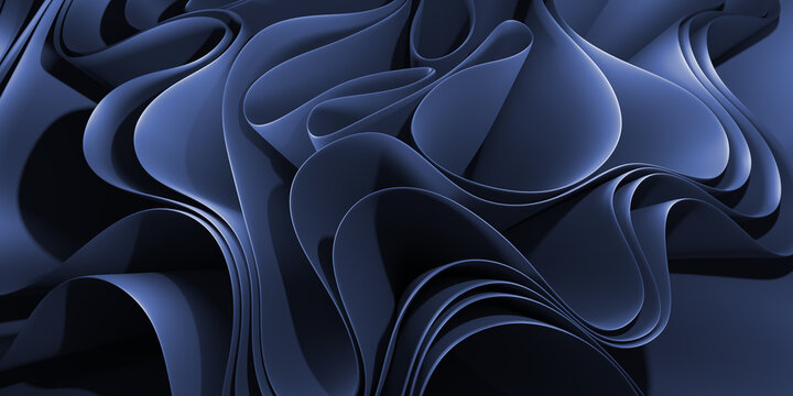 abstract background with dark gray curves
