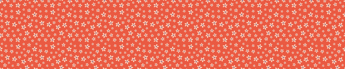 Seamless pattern with tiny flowers