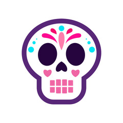 Icono, Calaveritas, Día de muertos, tradición mexicana(Icon, Calaveritas, Day of the dead, Mexican tradition)