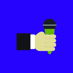 Microphone in hand