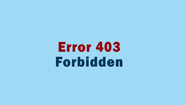 Web Browser with 403 Forbidden Error Message. 3 Different Points of View.