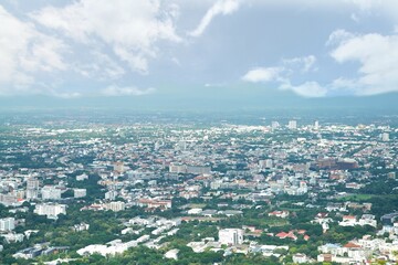  the panoramic view in chiangmai,Thailand - 464899324