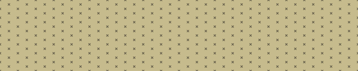 Seamless pattern with brown crosses