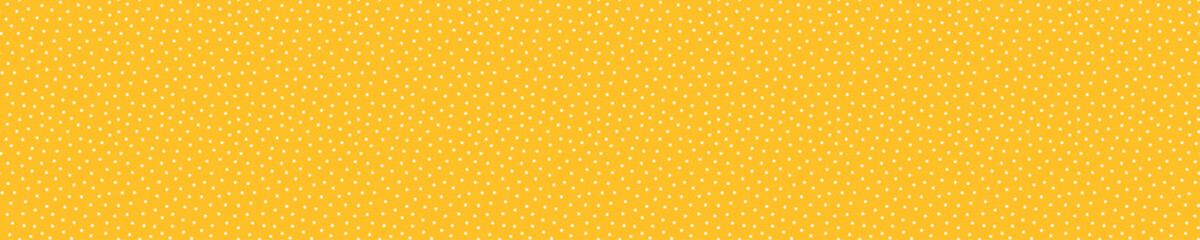 Yellow seamless pattern with white dots