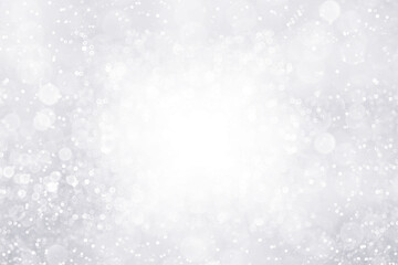 Fancy silver white glitter sparkle background for Christmas snow or anniversary - 464902535