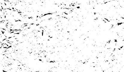 Aged wall texture. Grainy messy overlay of empty, aging, scratched wall. Grunge rough dirty background. Vector Illustration. Black isolated on white background. EPS10.