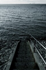 Treppe in die Nordsee