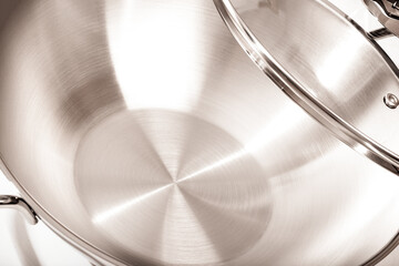 stainless vog pan texture clode up view  - Image