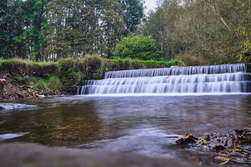 River Clywedog falls at Erddig