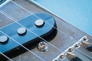 Close-up of Fender Telecaster guitar