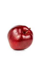 Red apple isolated on white background