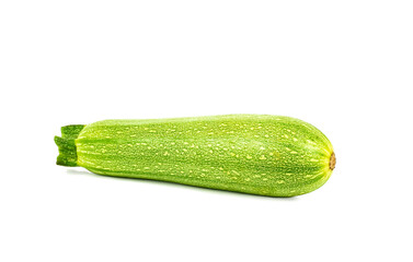 Zucchini isolated on white background