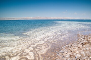 Dead Sea coast from the Jordan side