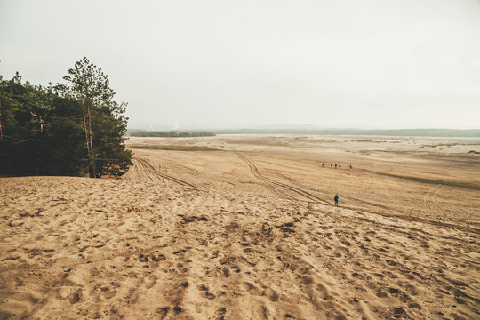 Bledow desert (pustynia bledowska) biggest sand desert in Poland