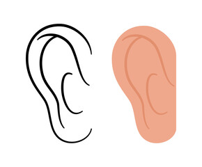 Ear anatomical Icon