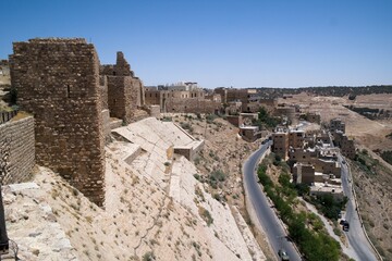 Al Karak Crusader castle in Jordan