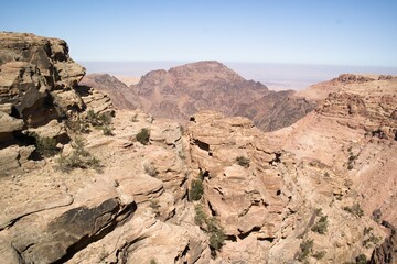 Wadi Araba desert close to Petra, Jordan